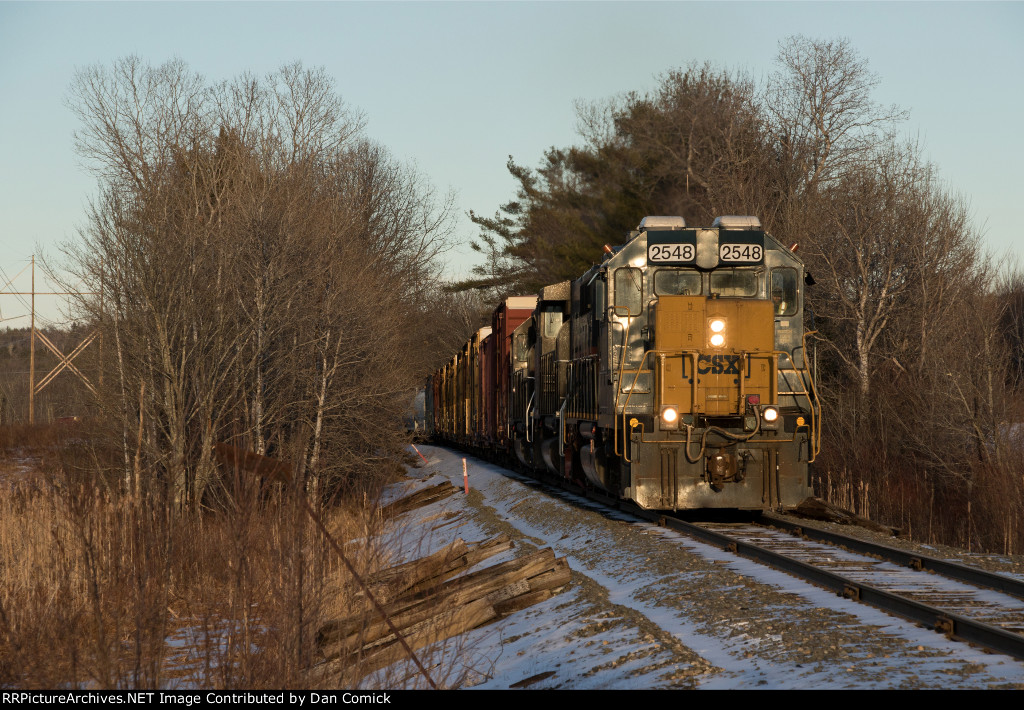 CSXT 2548 Leads RUPO at Merrill Rd.